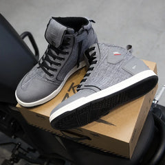 KEMIMOTO Motorcycle Shoes Men Daily Riding Boots Casual Flat Shoes Anti-collision Protection for Outdoor Cycling Sports Sneakers