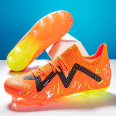 Men Soccer Shoes Football Boots Adult Anti-Slippery Futsal Cleats Sport