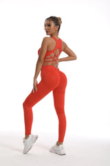 Women's tracksuit Fitness Yoga Sets Sportswear Workout Sports Bra+High Waist Leggings