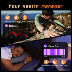 2025 T-REX3 1000mAh Large Battery Durable Adult Smart Watch GPS Strong Flashlight 10ATM Waterproof BT Call Sports Smartwatch Men