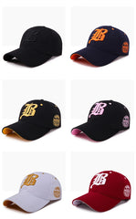 Men Women's Baseball Cap Summer Cotton Hat Embroidery Snapback Hip-Hop Cap