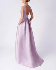 Homecoming Dresses: Prom Dresses Elegant Simple Gown Evening Dress Women