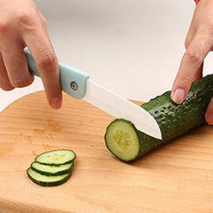 1PC Mini Ceramic Fruit Knife Kitchen And Bar Supplies Portable Folding Knife Creative