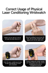 2025 Laser Treatment Three High SmartWatch 1.95" Sapphire Curved Screen ECG+PPG Blood fat Uric Acid Health Diagnosis Smartwatch