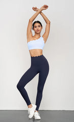 Yoga Pants Women Seamless Lotus Arc Workout Running Leggings High Waist