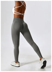 Sport Pants Tights Seamless Fitness Leggings Women Clothing High Waist Scrunch