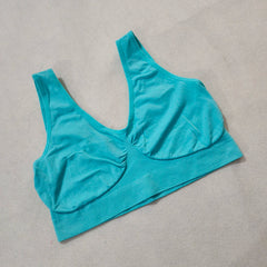 Sports Yoga Bra Women Seamless Push Up Sleep Brassiere Underwear