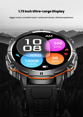 T-Rex 3 Military Grade 1000mAh Battery Smart Watch 10ATM Waterproof GPS Compass Altimeter Call AMOLED Men Swim Sports Smartwatch