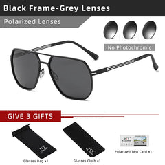 Sunglasses Men Women Polarized Sun Glasses Chameleon Anti-glare Driving