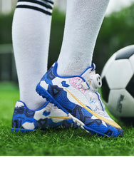 Football Boots Society Futsal TF Pink Soccer Tennis Shoes Sports