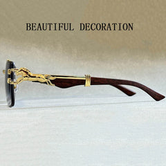 Sunglasses For Men Vintage Designer Rimless Sunglasses Women