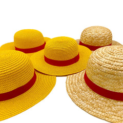Luffy Straw Hat Anime Cartoon Cosplay Caps Accessories Summer Sun Hat