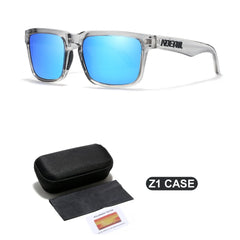 Sunglasses for Men Transparent Gray Frame Fashion Unisex Outdoor