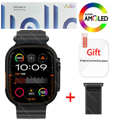 Smartwatch 2026 Original Hello Watch 5 Plus ULTRA3 49mm HD AMOLED 4G ROM NFC DeepSeek GPS Compass Bluetooth Call Clock Men Women