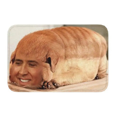 Nicolas Cage In A Banana Doormat Anti-Slip Kitchen Bath Mat Toilet Floor Door Entrance