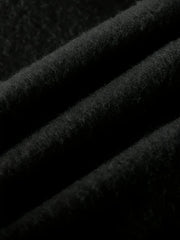 A fleece hoodie for a newborn baby boy in autumn and winter, paired with casual and fashionable long pants, is suitable for outd