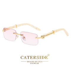 Sunglasses Men Luxury Brand Designer Classic Rectangle Sunglasses Male