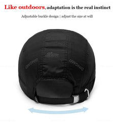 Men Sports Running Sweat Baseball Cap Male Canada Golf Quick Dry