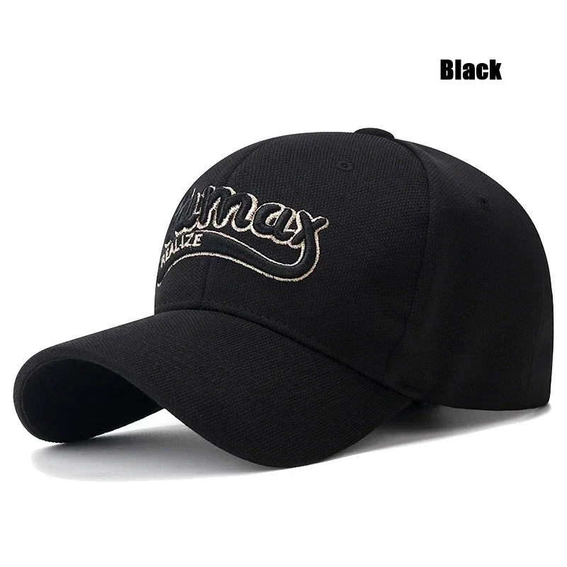Large Head Circumference High Quality 3D Letter Embroidery Hardtop Baseball Cap Fashion Outdoor Casual Sport Sun Hat Trucker Hat