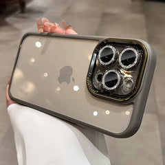 Case for iPhone 15 16 Pro Max 16 Plus Transparent Acrylic TPU Armor Hybrid Cover for iPhone 13 14 Pro Max