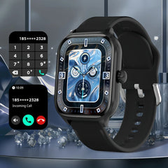 LAXASFIT New Smart Watch 2.01-inch HD Full Touchscreen Sports Fitness Watch Bluetooth Call Smartwatch Men Women Holiday Gift