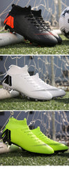 Men Soccer Shoes Cleats Adult Ankle Anti-Slippery Futsal TF/FG