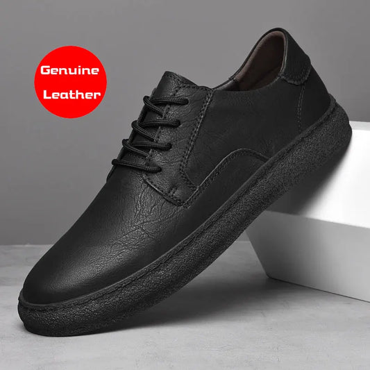 Comfortable male outdoor shoes genuine leather mens sneakers mens