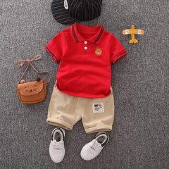 Children Clothing mother Kids Clothes Children's Sets Boys T-shirt Shorts Summer Cotton Short sleeve fashion Suit2PCS
