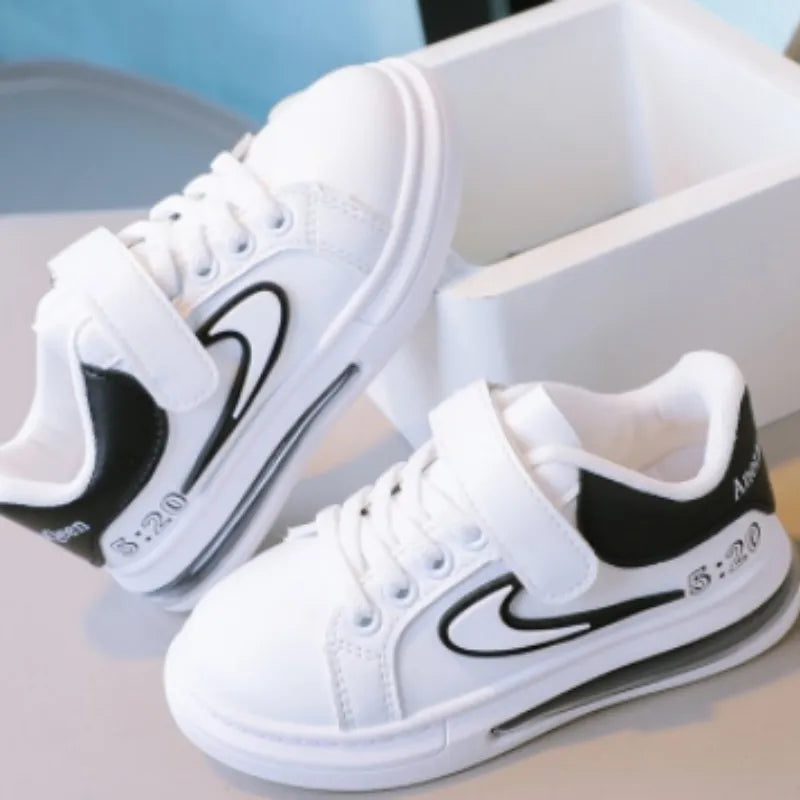 Kids Fashion Casual Sports Shoes Hook & Loop Love Embroidery Princess Girls