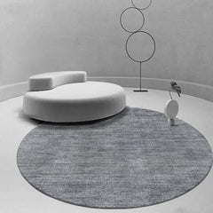 Crystal Velvet Round Carpet Light Luxury Office Desk Chair Non-Slip Mat Table