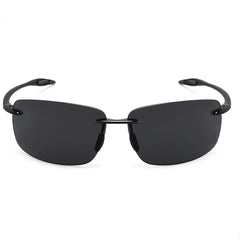 Sunglasses for Men: Orange Male Driving Rectangle Ultralight Frame Sunglasses