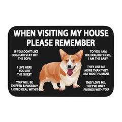 West Highland White Terrier Dog Floor Door Kitchen Bath Mat Anti-Slip Outdoor Westie