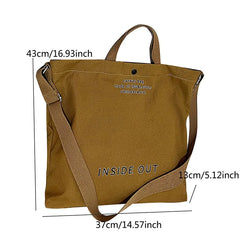 Large Capacity Handbags Women Canvas Shoulder Bag Fashion Big Tote Casual