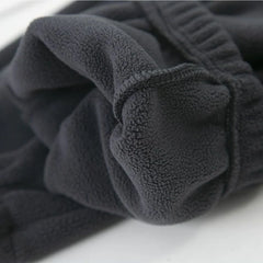 Winter Fleece Harem Pants Women Unisex Loose Wide Leg Sweatpants High Waist