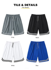 Men's Mesh Sports Shorts Basketball Fitness Speed Dry Running Breathable Shorts