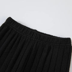 2025 Boys Autumn Winter Long Sleeve sweater suits Solid Color Block Pants Set Kids Outfit Casual Comfortable Clothing