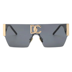 Sunglasses Women Ladies One-Piece Brand Designer Sun Glasses Men