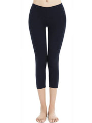 Women Leggings Short Trousers Solid Black Gray Green Pant Candy Color Fitness