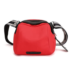 Nylon Crossbody Bag with Zipper Pocket Casual Stylish Shoulder Bag