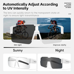 Sunglasses Men Photochromic Cycling Fit Over Myopic Glasses Driving