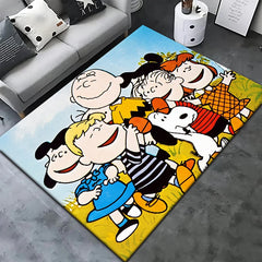 Snoopy HD lively Cartoon,Large Area Printed Carpet,Bathroom,Living Room Decor,Sofa