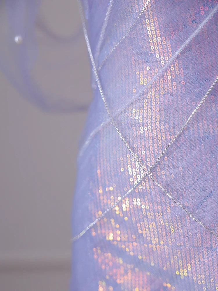Homecoming Dresses: Evening Dress Off The Shoulder Sequined Banquet Mermaid