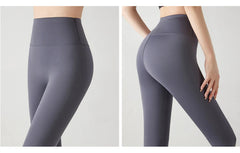 Spring Seamless Shark Leggings Women Mid-High Waist Tight Leggings