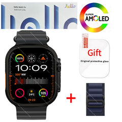 Smartwatch 2026 Original Hello Watch 5 Plus ULTRA3 49mm HD AMOLED 4G ROM NFC DeepSeek GPS Compass Bluetooth Call Clock Men Women