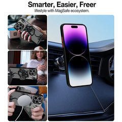 Magnetic Coconut Palm Pattern Case For iPhone 15 14 Pro Max 13 12 11 16 For Magsafe Wireless Charge Matte Hard Back Cover Fundas