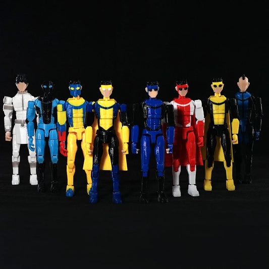 3D Printed Invincible Toys Action Figures Anime Model Lucky Dummy 13 Superheroes Mark Thragg Multi-Jointed Toy Ornaments Gifts