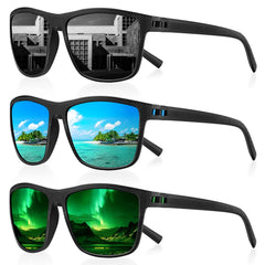 Polarized Sunglasses Men Women Retro Outdoor Sports Fishing Sun Glasses