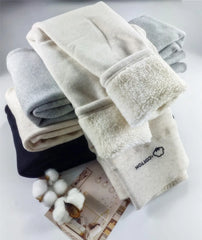 Winter Thermal Leggings Women -15 ℃ Velvet Cotton Slim Tights Fleece Pants