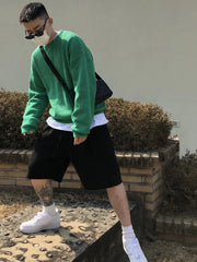Men's Gym Fitness Loose Shorts Casual Street Hip Hop Workout Bodybuilding