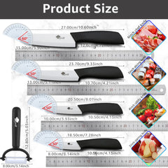 Ceramic Knife Set for Kitchen Professional Ceramic Knife 3 4 5 6 Inch Fruit Rust Proof